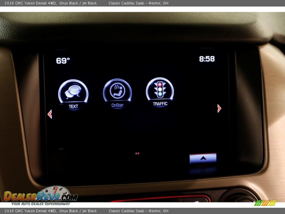 2016 GMC Yukon Denali 4WD Onyx Black / Jet Black Photo #13