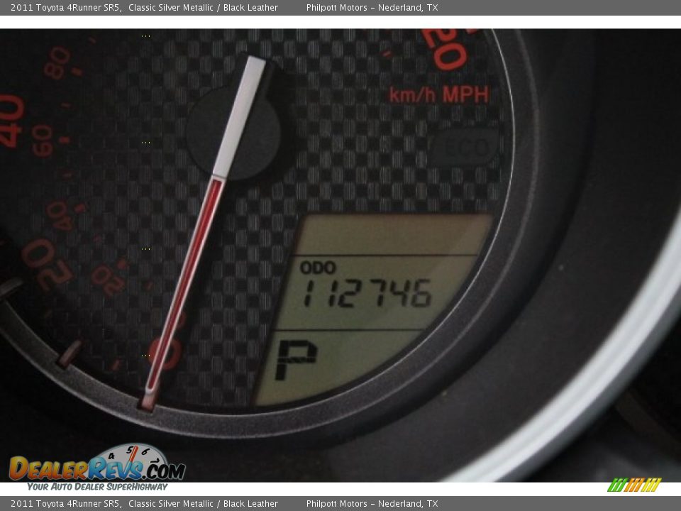 2011 Toyota 4Runner SR5 Classic Silver Metallic / Black Leather Photo #21