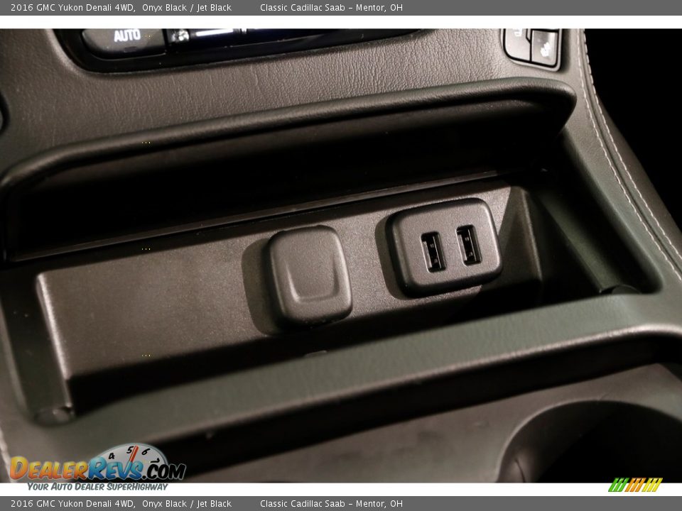 2016 GMC Yukon Denali 4WD Onyx Black / Jet Black Photo #20