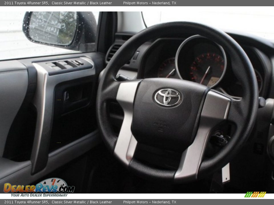 2011 Toyota 4Runner SR5 Classic Silver Metallic / Black Leather Photo #25