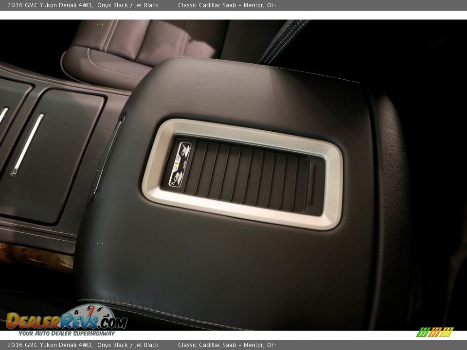 2016 GMC Yukon Denali 4WD Onyx Black / Jet Black Photo #21