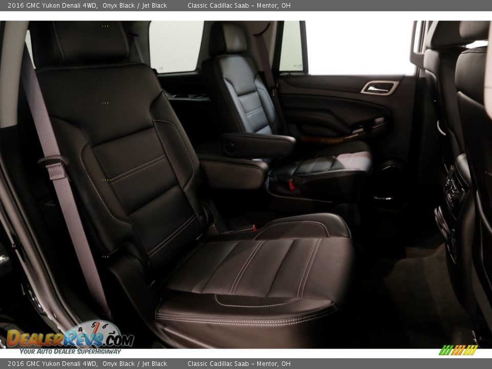 2016 GMC Yukon Denali 4WD Onyx Black / Jet Black Photo #24