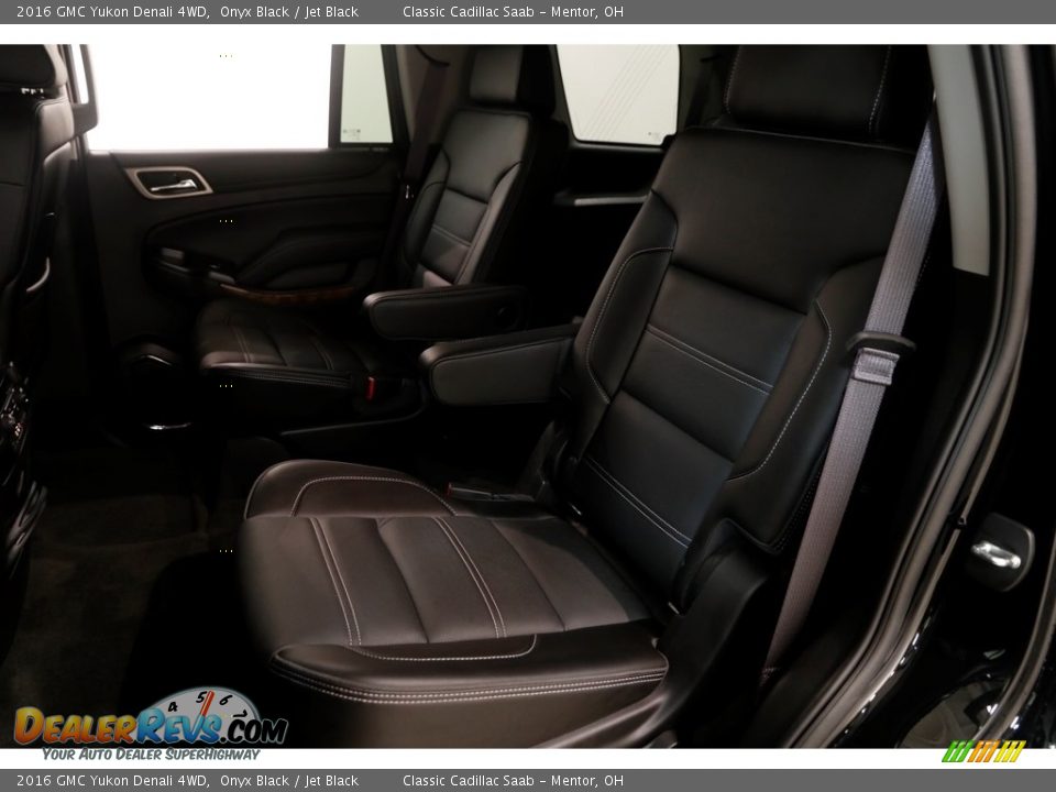 2016 GMC Yukon Denali 4WD Onyx Black / Jet Black Photo #25