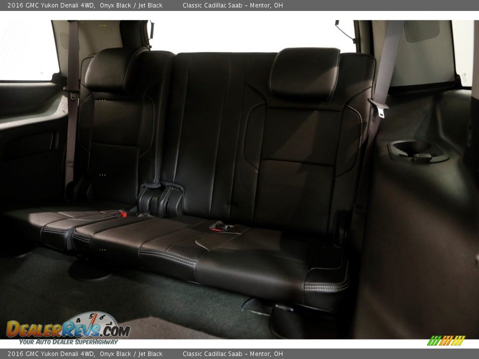 2016 GMC Yukon Denali 4WD Onyx Black / Jet Black Photo #26