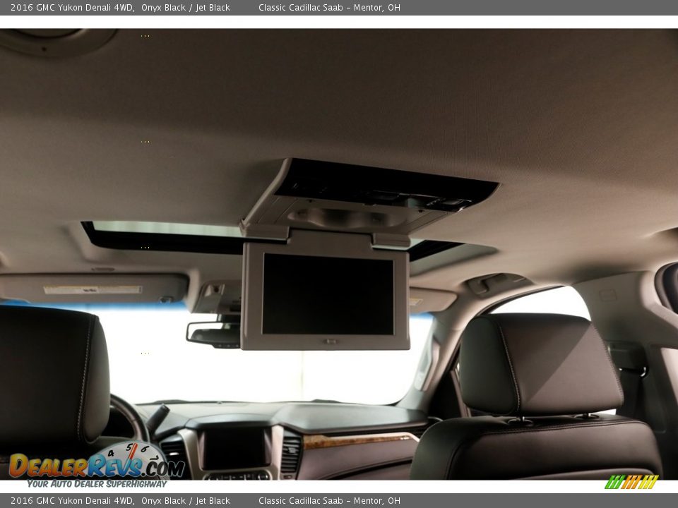 2016 GMC Yukon Denali 4WD Onyx Black / Jet Black Photo #28