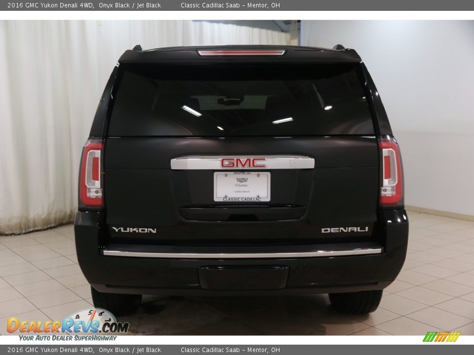 2016 GMC Yukon Denali 4WD Onyx Black / Jet Black Photo #29