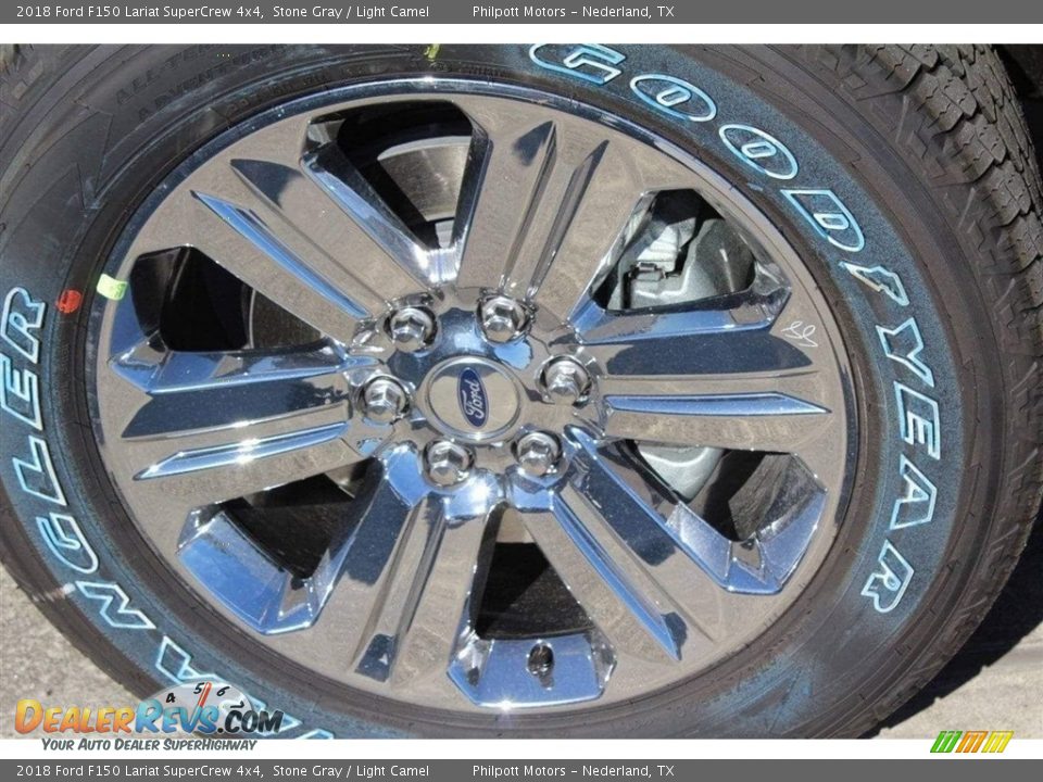 2018 Ford F150 Lariat SuperCrew 4x4 Stone Gray / Light Camel Photo #4