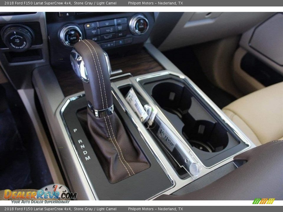 2018 Ford F150 Lariat SuperCrew 4x4 Stone Gray / Light Camel Photo #15