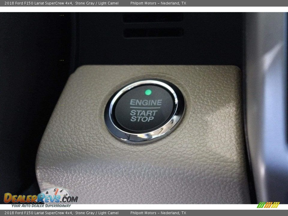 2018 Ford F150 Lariat SuperCrew 4x4 Stone Gray / Light Camel Photo #16