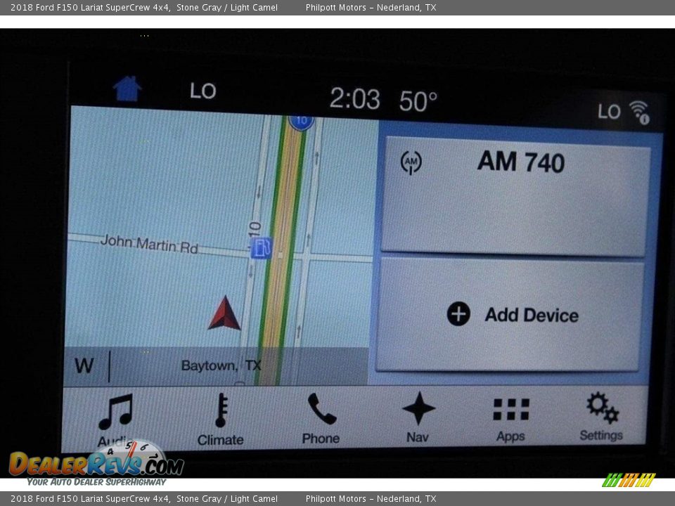 2018 Ford F150 Lariat SuperCrew 4x4 Stone Gray / Light Camel Photo #21