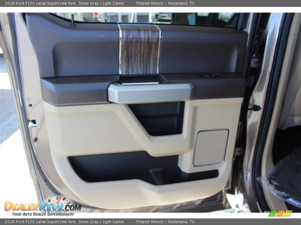 2018 Ford F150 Lariat SuperCrew 4x4 Stone Gray / Light Camel Photo #29