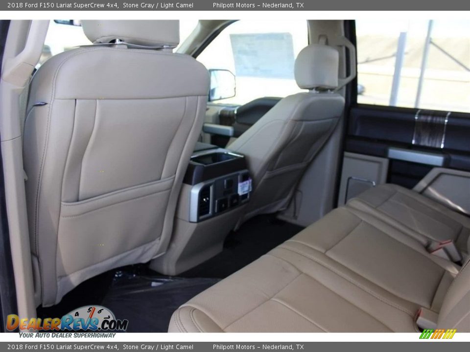 2018 Ford F150 Lariat SuperCrew 4x4 Stone Gray / Light Camel Photo #30