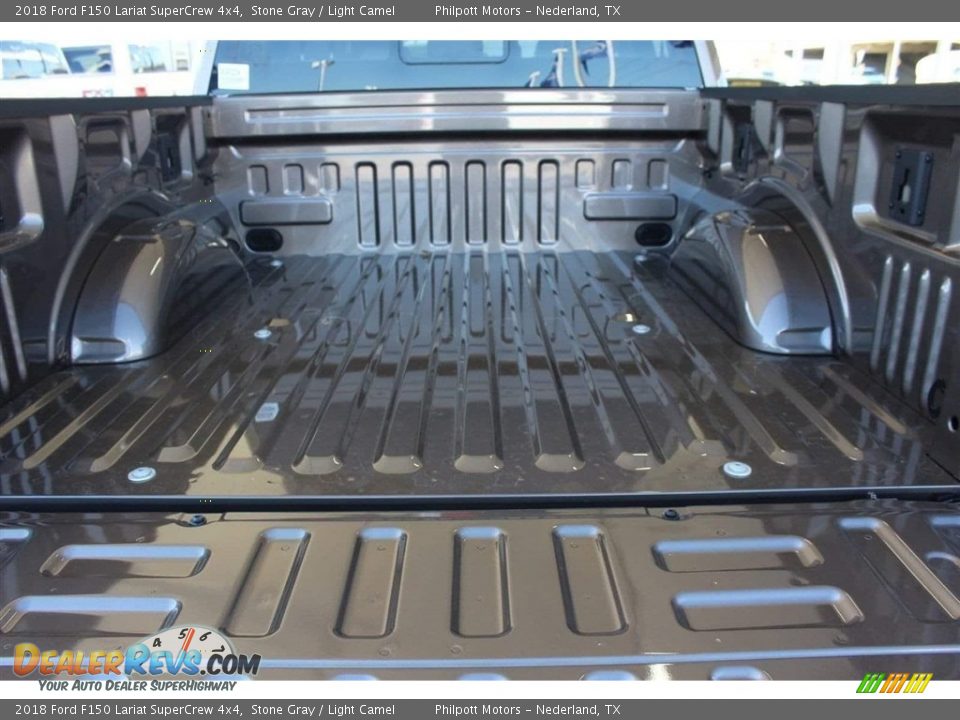 2018 Ford F150 Lariat SuperCrew 4x4 Stone Gray / Light Camel Photo #34