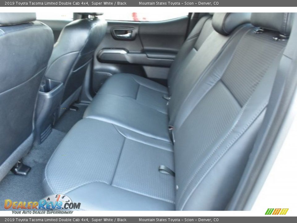 Rear Seat of 2019 Toyota Tacoma Limited Double Cab 4x4 Photo #15