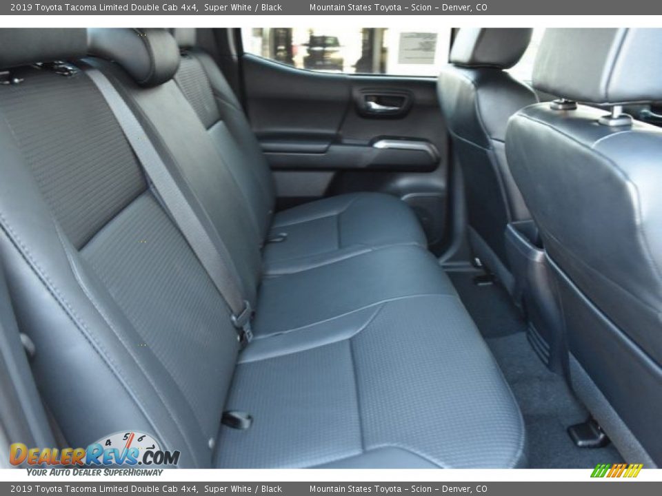 Rear Seat of 2019 Toyota Tacoma Limited Double Cab 4x4 Photo #18