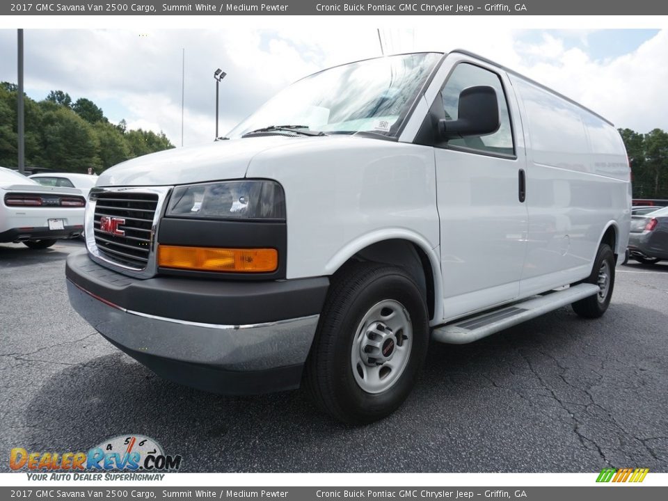 2017 GMC Savana Van 2500 Cargo Summit White / Medium Pewter Photo #3