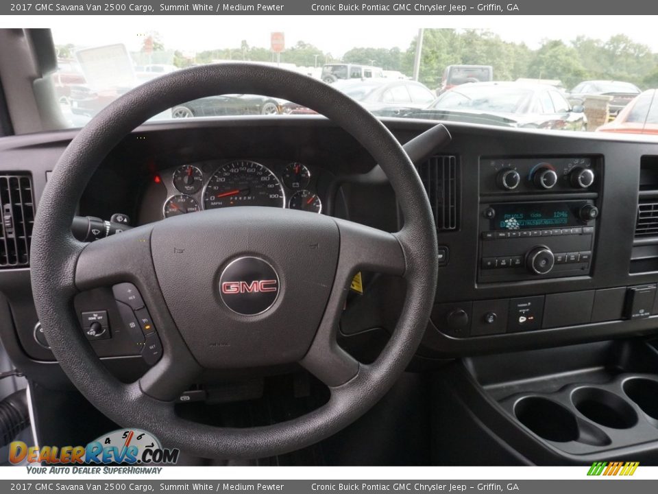 2017 GMC Savana Van 2500 Cargo Summit White / Medium Pewter Photo #5