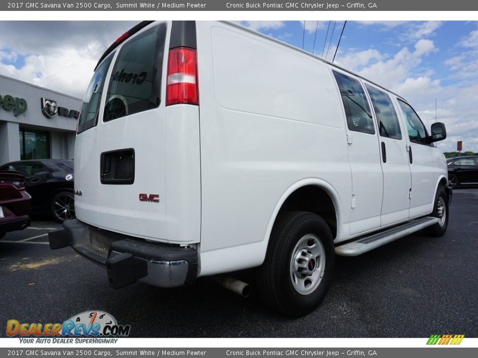 2017 GMC Savana Van 2500 Cargo Summit White / Medium Pewter Photo #10