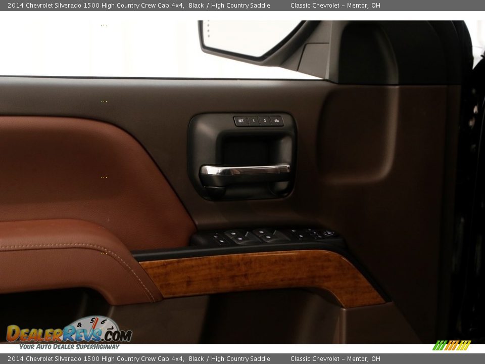 2014 Chevrolet Silverado 1500 High Country Crew Cab 4x4 Black / High Country Saddle Photo #5