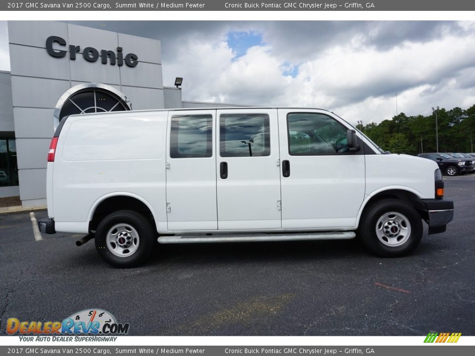 2017 GMC Savana Van 2500 Cargo Summit White / Medium Pewter Photo #11