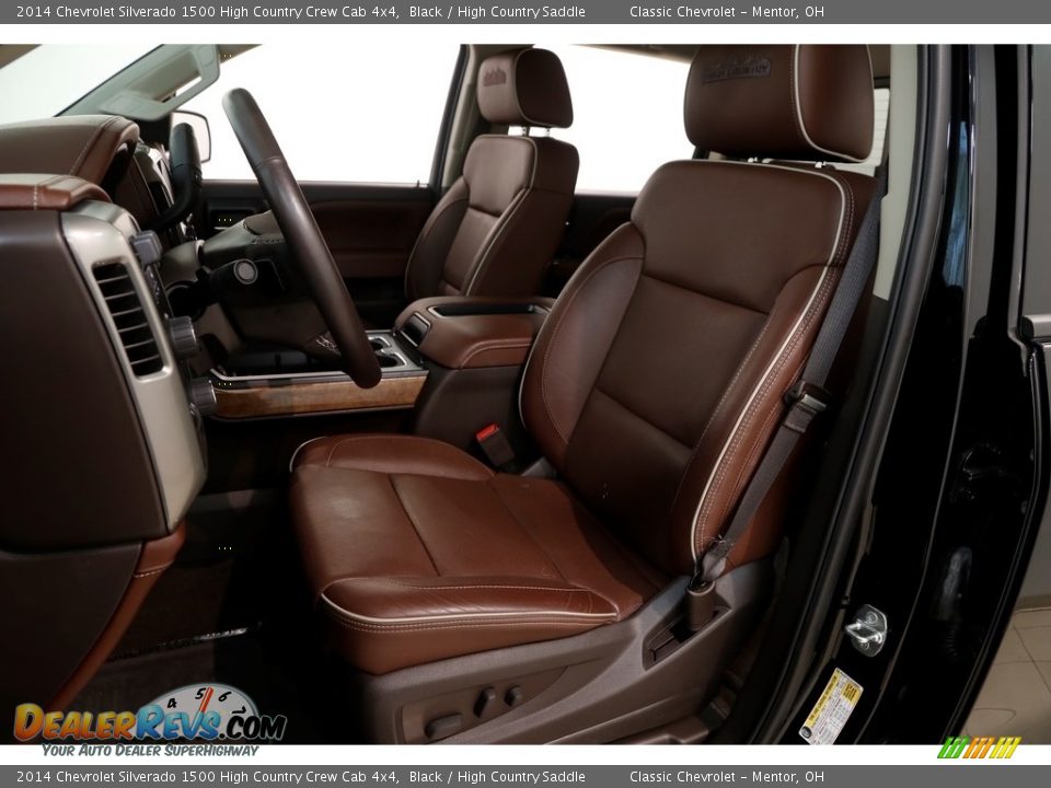 2014 Chevrolet Silverado 1500 High Country Crew Cab 4x4 Black / High Country Saddle Photo #7