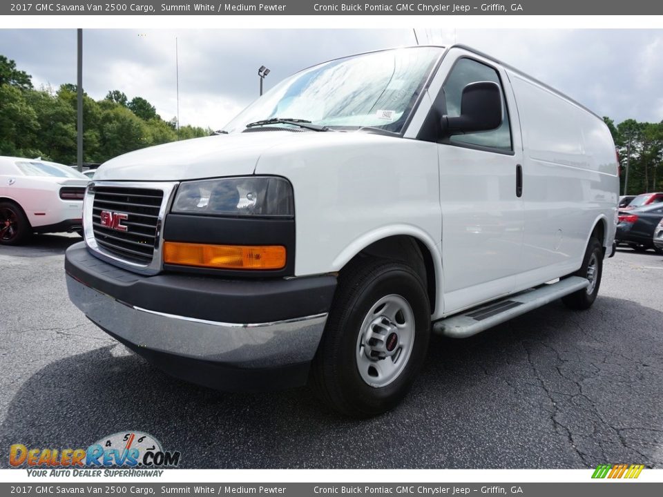 2017 GMC Savana Van 2500 Cargo Summit White / Medium Pewter Photo #3