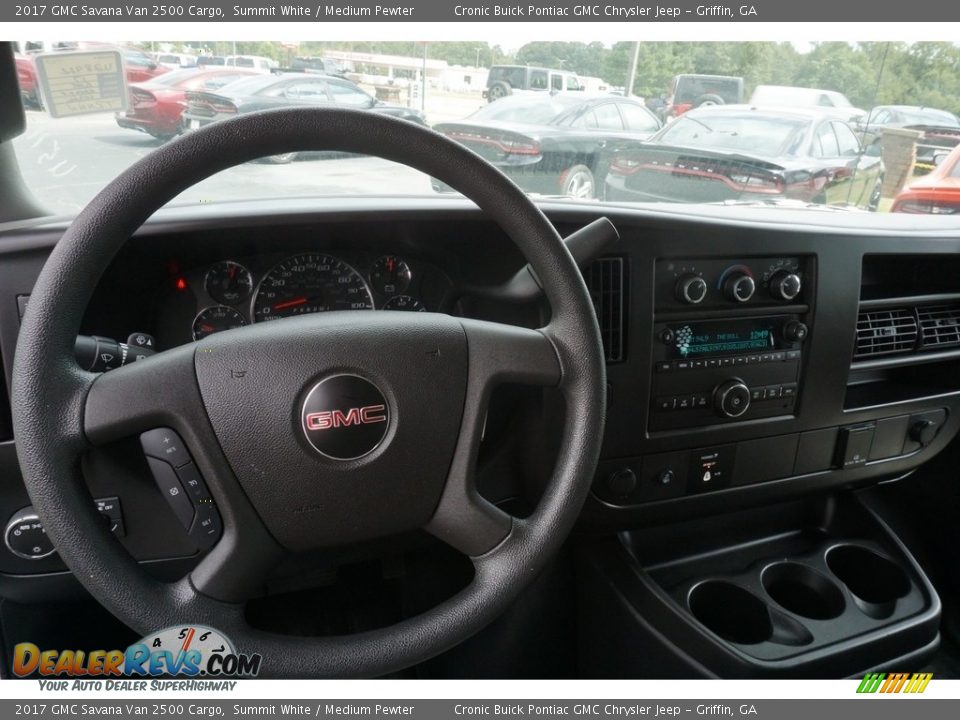 2017 GMC Savana Van 2500 Cargo Summit White / Medium Pewter Photo #5