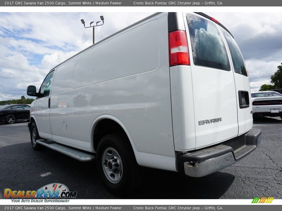 2017 GMC Savana Van 2500 Cargo Summit White / Medium Pewter Photo #8