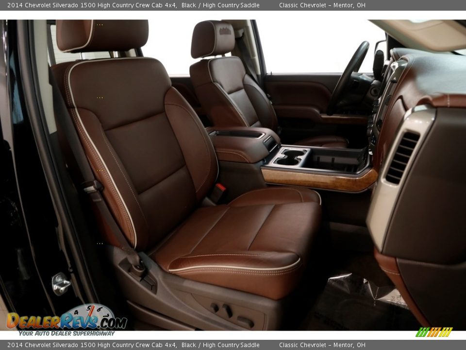 2014 Chevrolet Silverado 1500 High Country Crew Cab 4x4 Black / High Country Saddle Photo #21