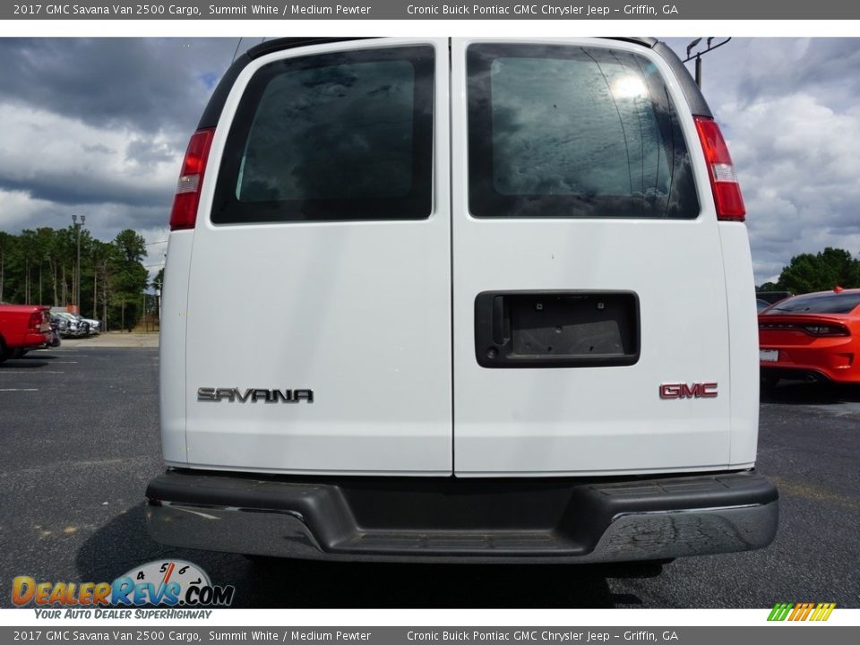 2017 GMC Savana Van 2500 Cargo Summit White / Medium Pewter Photo #9