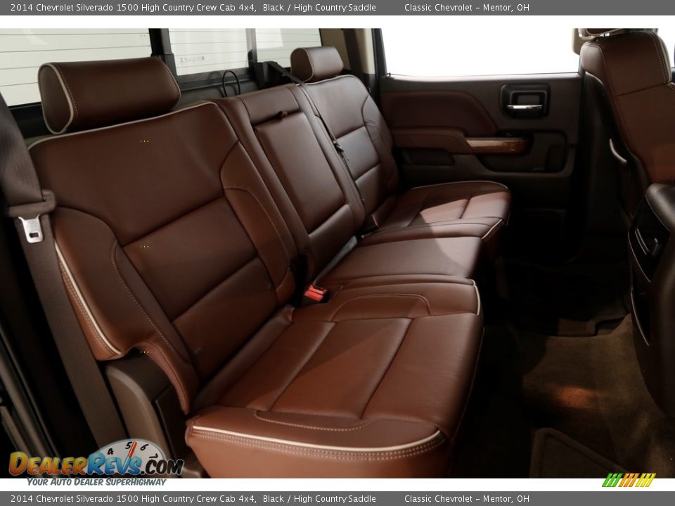2014 Chevrolet Silverado 1500 High Country Crew Cab 4x4 Black / High Country Saddle Photo #22