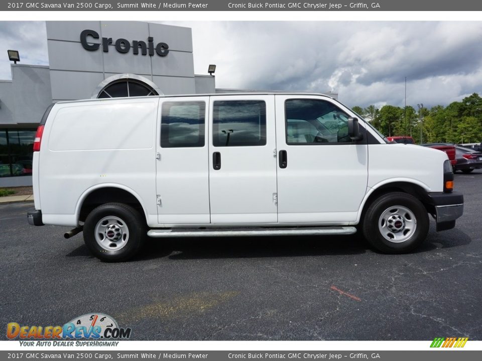 2017 GMC Savana Van 2500 Cargo Summit White / Medium Pewter Photo #11