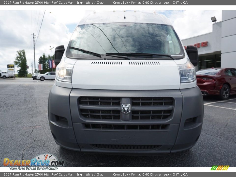 2017 Ram ProMaster 2500 High Roof Cargo Van Bright White / Gray Photo #2