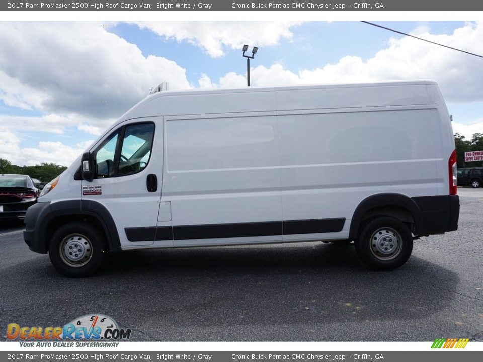 2017 Ram ProMaster 2500 High Roof Cargo Van Bright White / Gray Photo #4