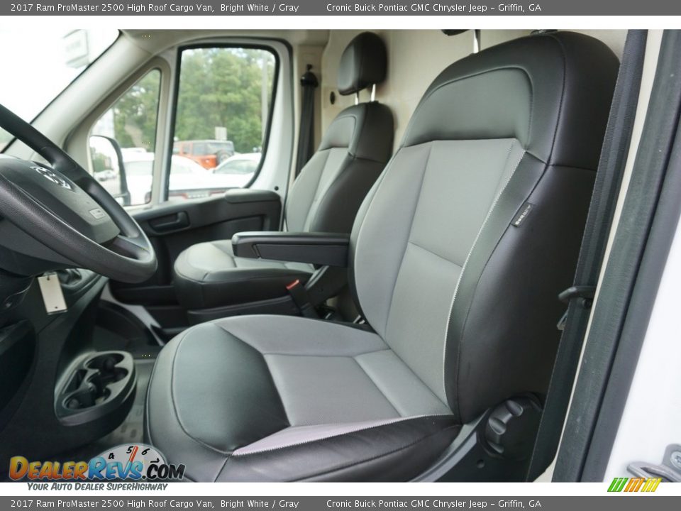 2017 Ram ProMaster 2500 High Roof Cargo Van Bright White / Gray Photo #5