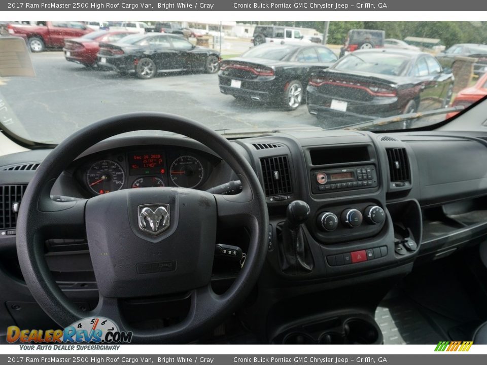 2017 Ram ProMaster 2500 High Roof Cargo Van Bright White / Gray Photo #6