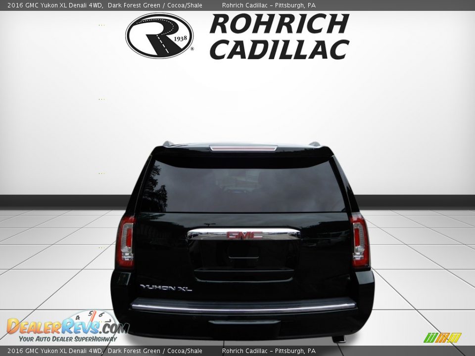 2016 GMC Yukon XL Denali 4WD Dark Forest Green / Cocoa/Shale Photo #4
