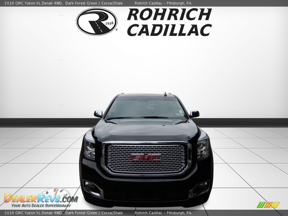 2016 GMC Yukon XL Denali 4WD Dark Forest Green / Cocoa/Shale Photo #8