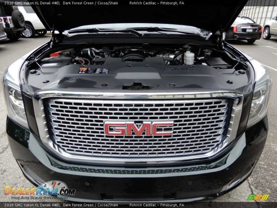 2016 GMC Yukon XL Denali 4WD Dark Forest Green / Cocoa/Shale Photo #10