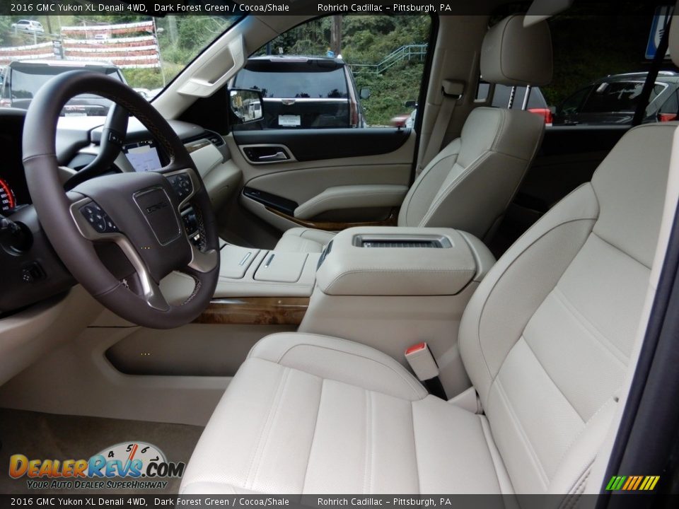 2016 GMC Yukon XL Denali 4WD Dark Forest Green / Cocoa/Shale Photo #11