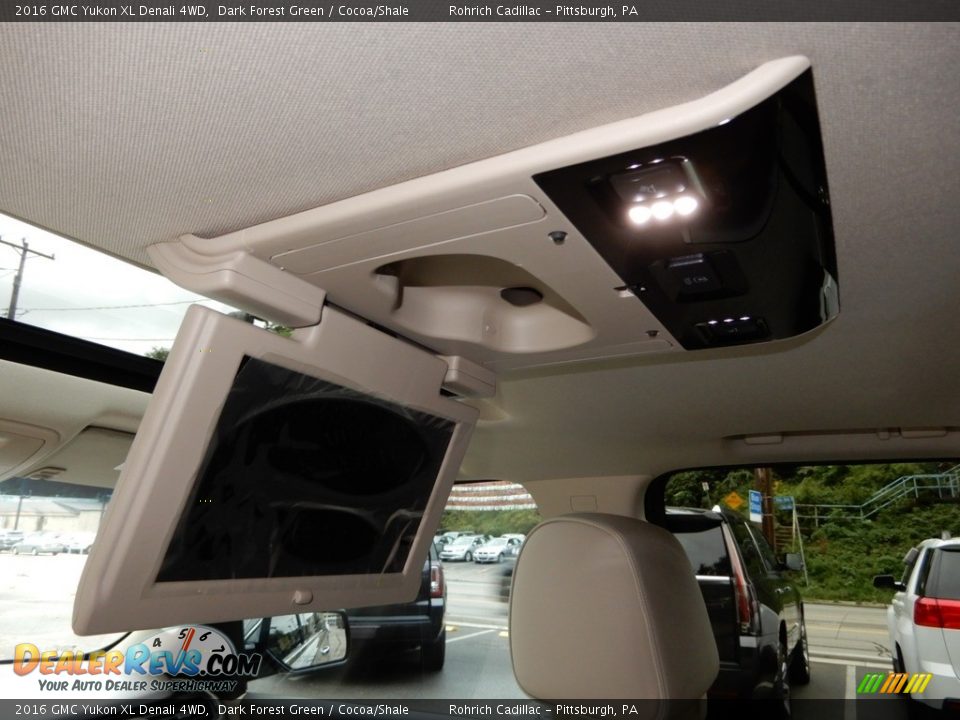 2016 GMC Yukon XL Denali 4WD Dark Forest Green / Cocoa/Shale Photo #14