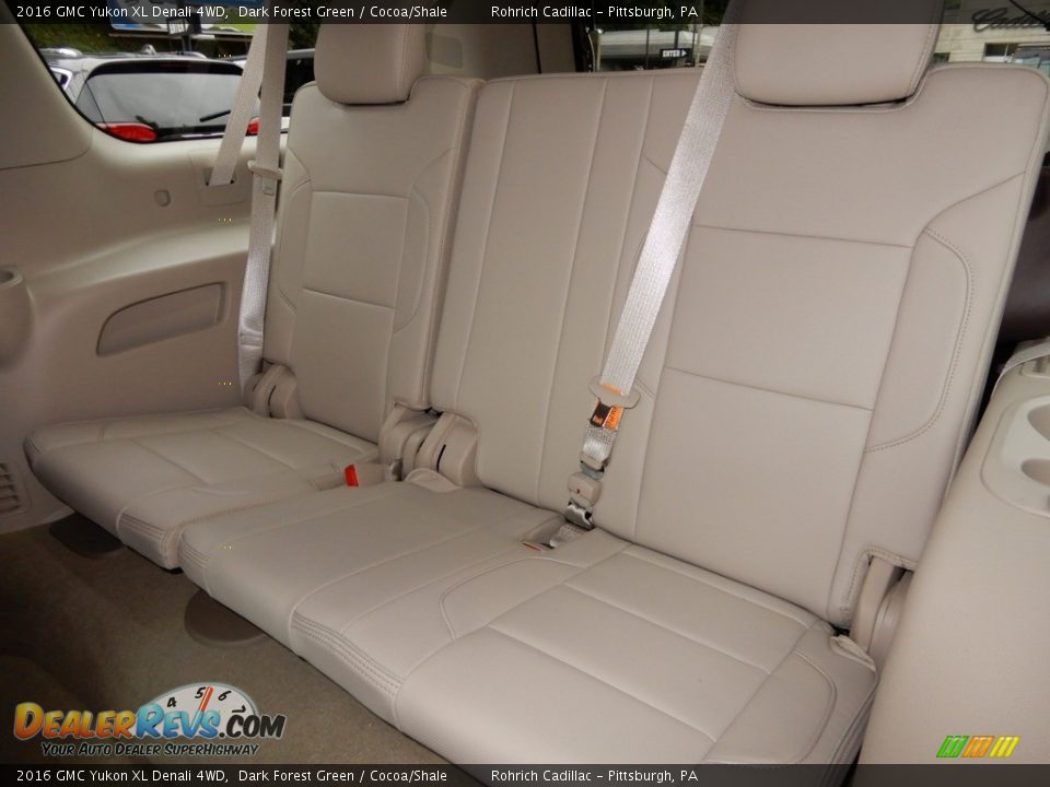 2016 GMC Yukon XL Denali 4WD Dark Forest Green / Cocoa/Shale Photo #15