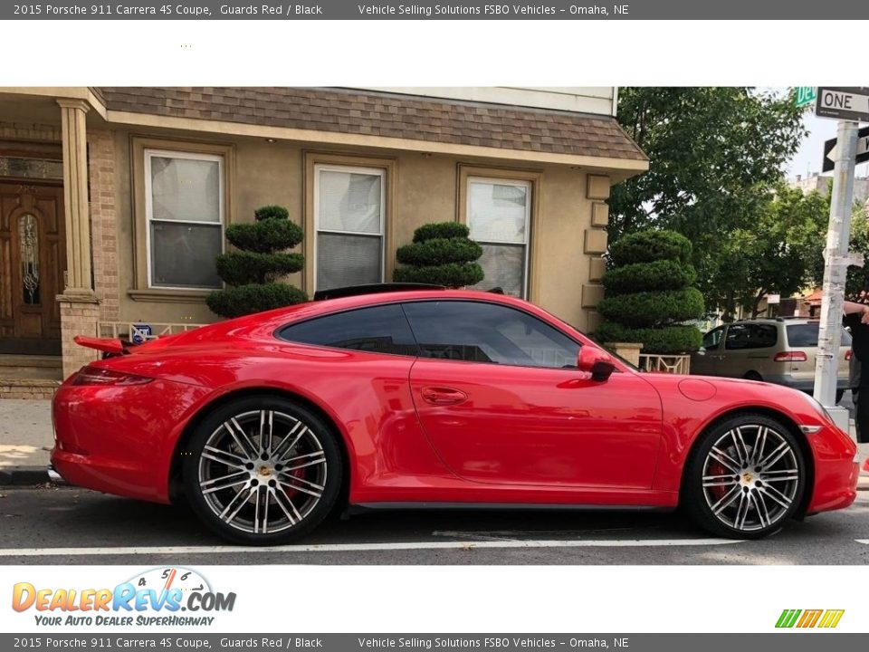 2015 Porsche 911 Carrera 4S Coupe Guards Red / Black Photo #12