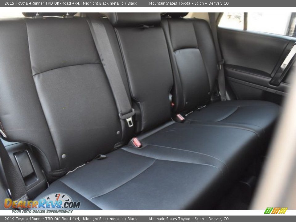 Rear Seat of 2019 Toyota 4Runner TRD Off-Road 4x4 Photo #18
