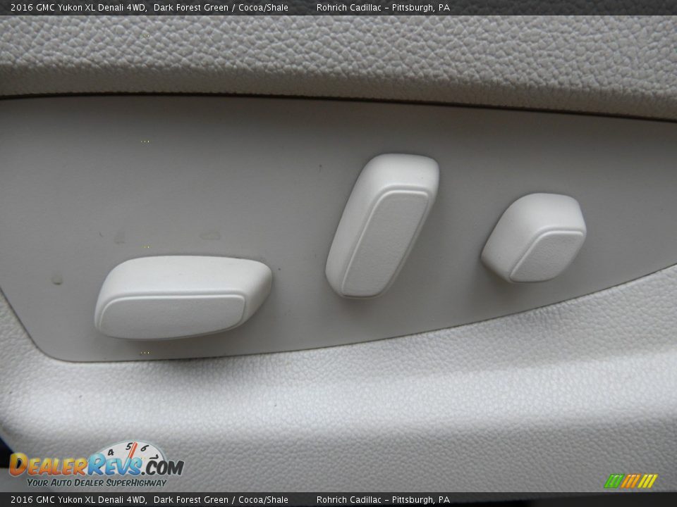 2016 GMC Yukon XL Denali 4WD Dark Forest Green / Cocoa/Shale Photo #19