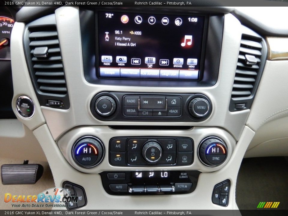 2016 GMC Yukon XL Denali 4WD Dark Forest Green / Cocoa/Shale Photo #24