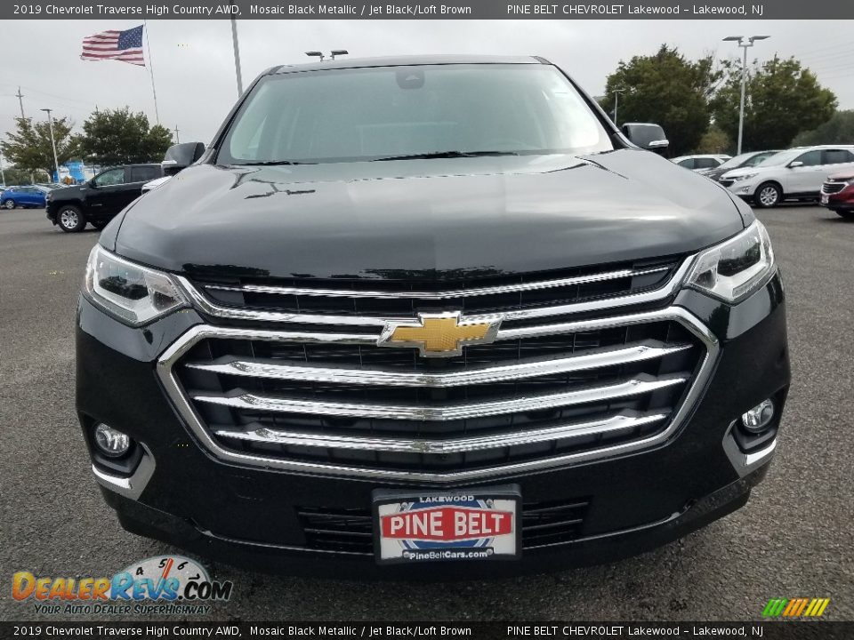 2019 Chevrolet Traverse High Country AWD Mosaic Black Metallic / Jet Black/Loft Brown Photo #2