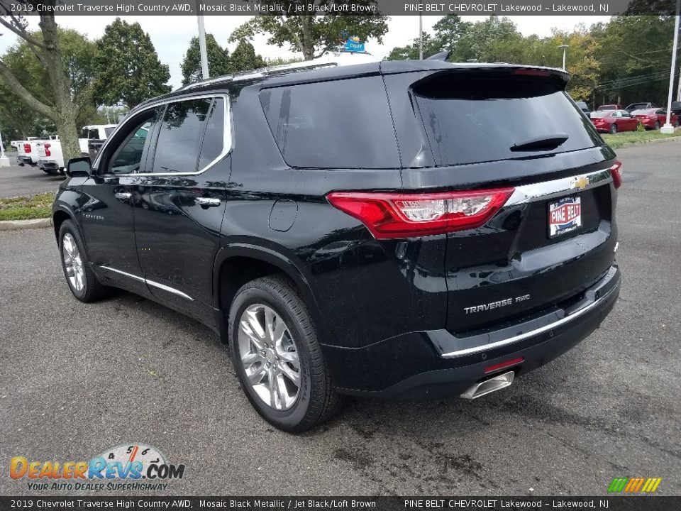 2019 Chevrolet Traverse High Country AWD Mosaic Black Metallic / Jet Black/Loft Brown Photo #4