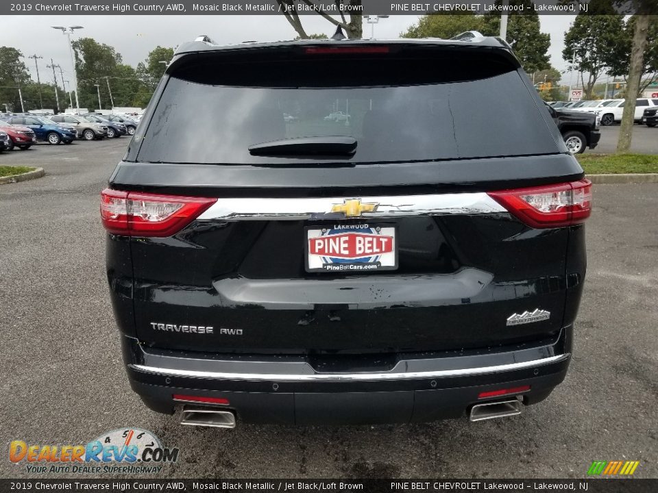 2019 Chevrolet Traverse High Country AWD Mosaic Black Metallic / Jet Black/Loft Brown Photo #5