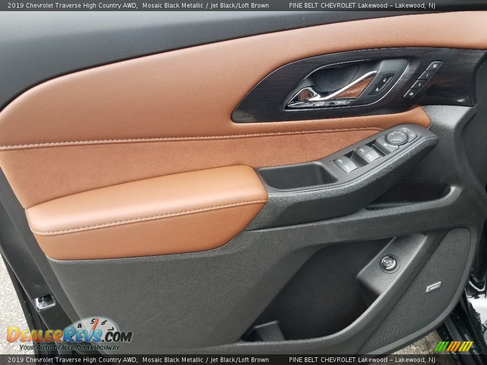 Door Panel of 2019 Chevrolet Traverse High Country AWD Photo #8
